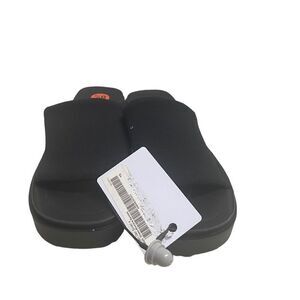 MADDEN GIRL Soleil‎ Slip On Sandals Black Size 8 Round Toe New With Tags No Box